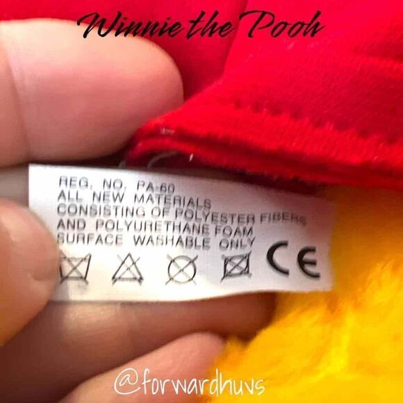 Vintage Mattel Winnie The Pooh Christmas Plush - 14" with Festive Attire - Picture 10 of 11